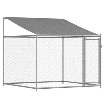 Gegalvaniseerd Hondenhok 2x2m | Tweedekansje | OP=OP beschikbaar voor biedingen