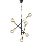 LED Hanglamp - Trion Ross - E27 Fitting - 6-lichts, Ophalen of Verzenden, Nieuw, Metaal, 75 cm of meer