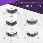 Luxe Magnetische Wimperset met Premium Eyeliner, Verzenden, Nieuw, Zwart