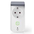 Nedis SmartLife Smart Stekker - Wi-Fi - IP44 - Energiemeter, Nieuw, Ophalen of Verzenden