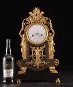 Figurale pendule - L. Bergmiller a Paris - Brons - 1800-1850, Antiek en Kunst, Antiek | Klokken