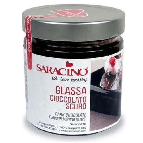 Saracino Mirror Glaze Pure Chocolade 350g, Hobby en Vrije tijd, Taarten en Cupcakes maken, Nieuw, Verzenden