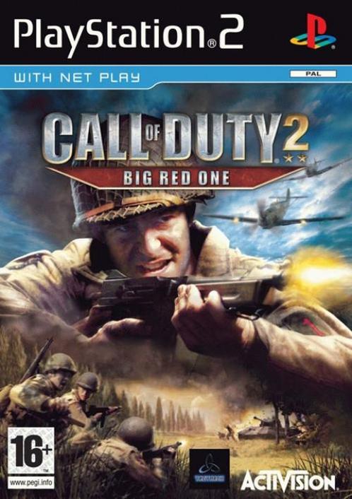 Call of Duty 2 Big Red One (PlayStation 2), Spelcomputers en Games, Games | Sony PlayStation 2, Gebruikt, Vanaf 12 jaar, Verzenden