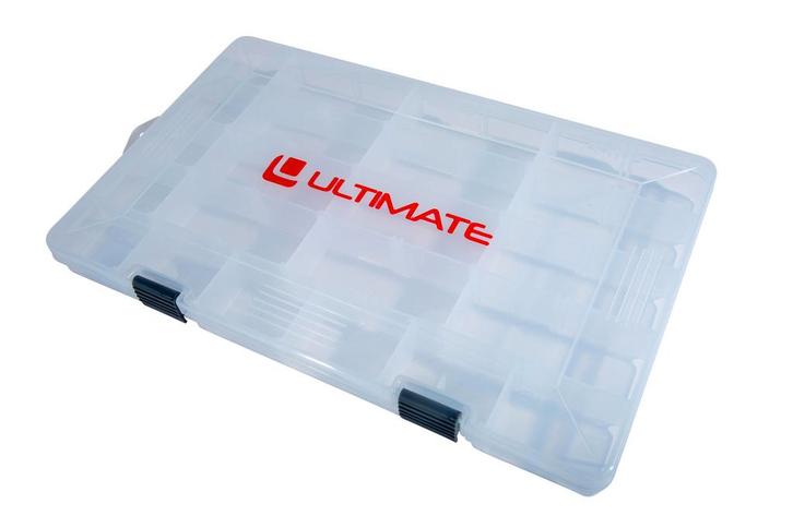 Ultimate Tacklebox Clear 37.5x22.5x3.5cm, Watersport en Boten, Hengelsport | Algemeen, Overige typen, Nieuw, Verzenden