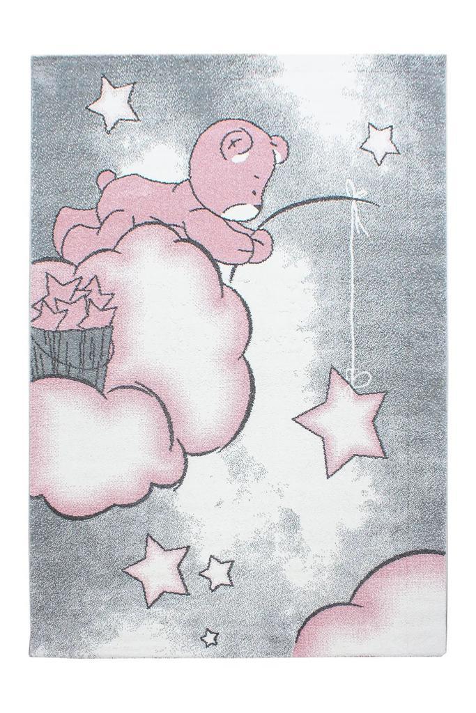 Kindervloerkleed | Kids | Beer | Roze | 200x290 cm, Huis en Inrichting, Stoffering | Tapijten en Kleden, Verzenden