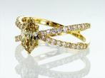 Ring - 14 karaat Geel goud - 1.40ct. tw. Diamant (Natuurlijk, Nieuw