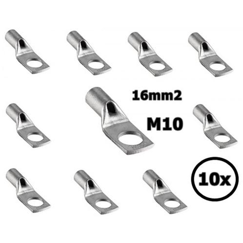 16 mm2 kabelschoen M10 - Enkel  (10x set) (Accu Kabels), Doe-het-zelf en Verbouw, Zonnepanelen en Toebehoren, Nieuw, Verzenden