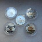 Verenigde Staten. 5x 1/4 Dollar diverse jaren (Zonder