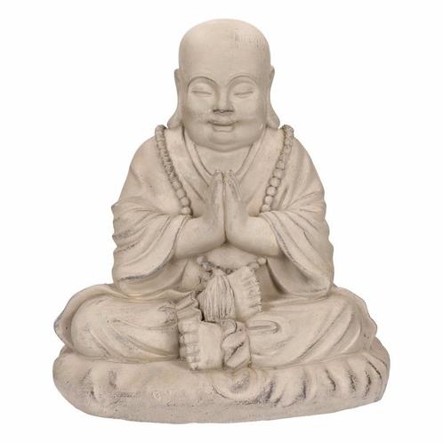 Boeddha beeldje mediterend 35 cm - Boeddha beelden binnen, Huis en Inrichting, Woonaccessoires | Boeddhabeelden, Ophalen of Verzenden