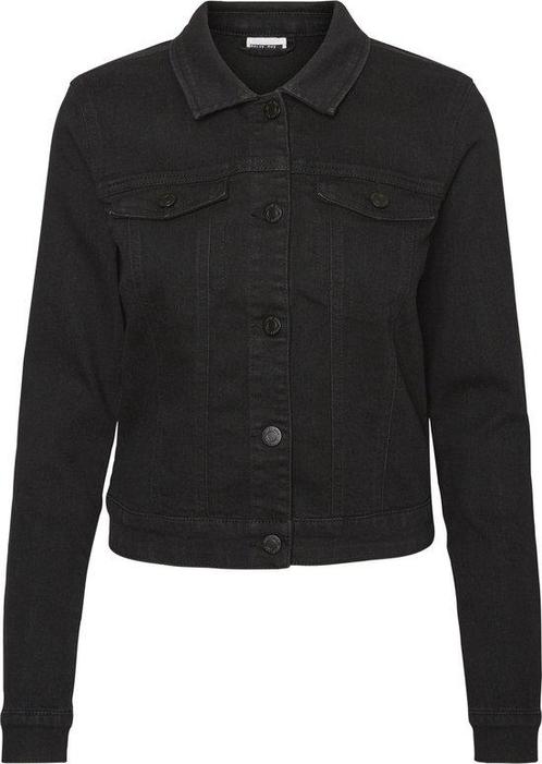 NOISY MAY - Maat L - NMDEBRA L/S BLACK DENIM JACKET NOOS, Kleding | Dames, Jassen | Winter, Verzenden