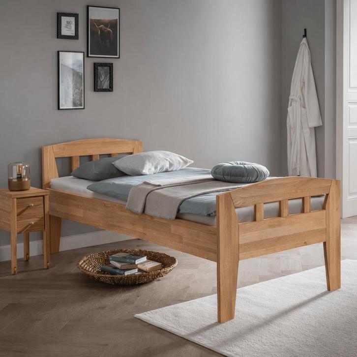 Forestales Chicago I met Voetbord Massief Houten Ledikant -, Huis en Inrichting, Slaapkamer | Bedden