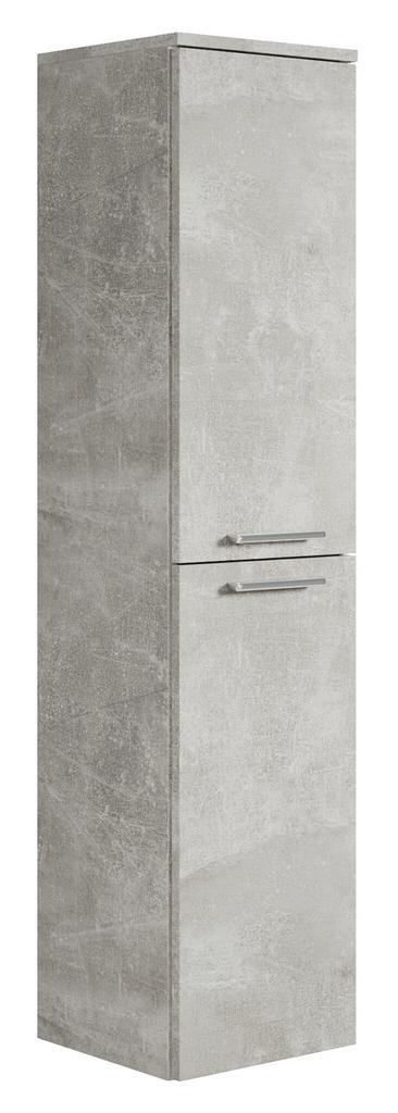 Badkamerkast Saturnus 35 x 35 x 130 cm Beton Grijs Kolomkast, Huis en Inrichting, Badkamer | Badkamermeubels, Nieuw, (Half)hoge kast
