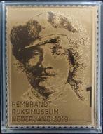 Nederland 2019 - Gouden postzegel Rembrandt, Postzegels en Munten, Gestempeld