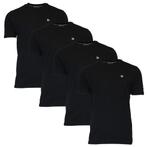 Donnay Donnay Heren - 5-Pack - T-Shirt Vince - Zwart, Kleding | Heren, T-shirts, Verzenden, Nieuw