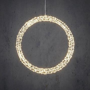 Kerstverlichting Cirkel met Warm Witte LED Lampjes - Ø36 cm beschikbaar voor biedingen