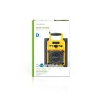 FM-Bouwradio | 15 W | Bluetooth® | IPX5 | Handvat | Geel / Z, Audio, Tv en Foto, Radio's, Ophalen of Verzenden, Nieuw