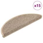 Trapmatten 15 st. Beige - retourdeal! 35% korting, Sisal-stijl, Beige, Overige typen, Nieuw