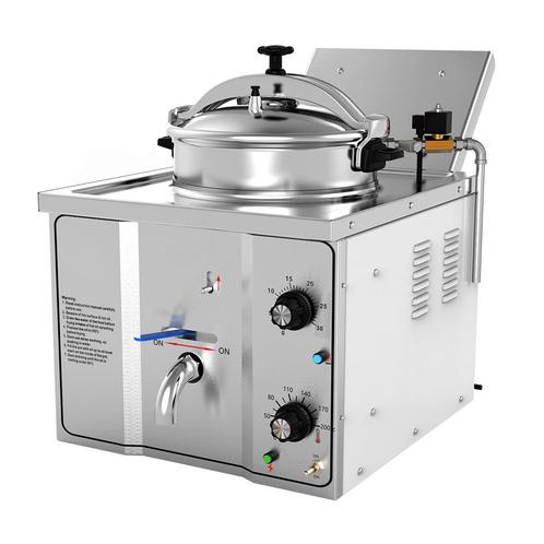 GGM Gastro | Elektrische hogedrukfriteuse - 15 liter - 3 kW, Witgoed en Apparatuur, Frituurpannen, Verzenden