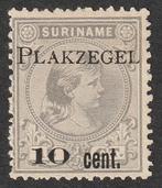 Suriname 1892 - Koningin Wilhelmina hangend haar - NVPH 25,, Gestempeld