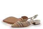 Gioia Wopke Slingbacks in maat 38 Beige, Kleding | Dames, Schoenen, Beige, Zo goed als nieuw, Verzenden, Gioia Wopke