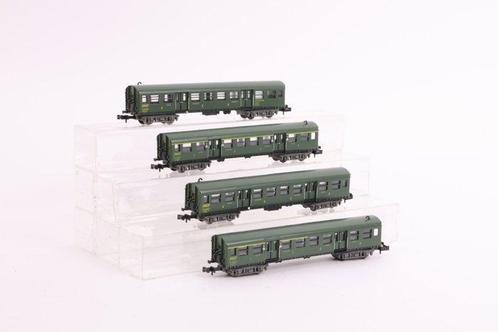 Minitrix N - 3021/3022/3023/3024 - Modeltrein personenwagen, Hobby en Vrije tijd, Modeltreinen | N-Spoor