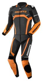 Bogotto Misano Zwart Oranje 2-Delig Motorpak, Motoren, Kleding | Motorkleding, Nieuw met kaartje, Bogotto, Heren, Combipak