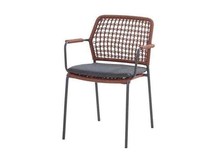 Taste by 4so barista stapelbare tuinstoel rope terracotta, Tuin en Terras, Tuinsets en Loungesets, Tuinset, Stoel, Nieuw, Overige materialen