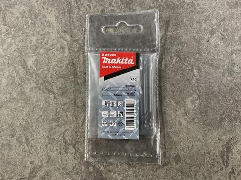 Veiling - 10x Makita metaalboor dubbelzijdig B-26923 ø3.8x5, Doe-het-zelf en Verbouw, Gereedschap | Machine-onderdelen en Toebehoren
