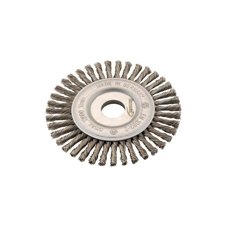 Ronde borstel staal getordeerd 125x6x mm FORMAT, Doe-het-zelf en Verbouw, Gereedschap | Handgereedschap, Nieuw, Verzenden