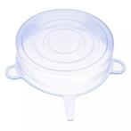 Ruhhy Siliconen deksels - Flexibel - Geurloos - set van 6..., Huis en Inrichting, Keuken | Keukenbenodigdheden, Ophalen of Verzenden