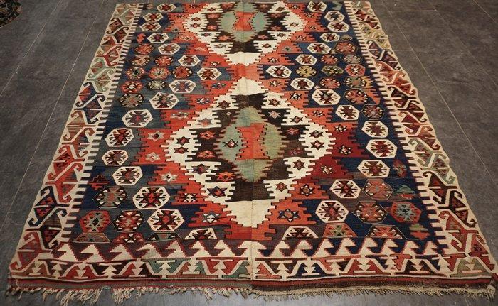 Oud Turks woordfragment - Vloerkleed - 196 cm - 175 cm, Huis en Inrichting, Stoffering | Tapijten en Kleden