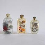 Snuiftabak-fles (3) - Binnenkant handgeschilderd - Neihua