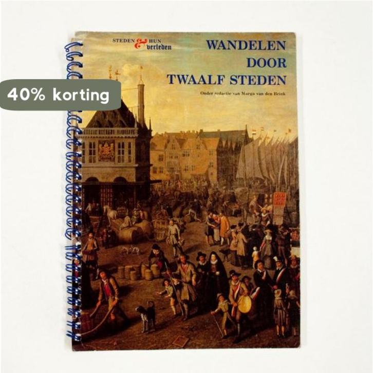 Wandelingen door 12 steden 9789012057561 Marga van den Brink, Boeken, Geschiedenis | Wereld, Gelezen, Verzenden