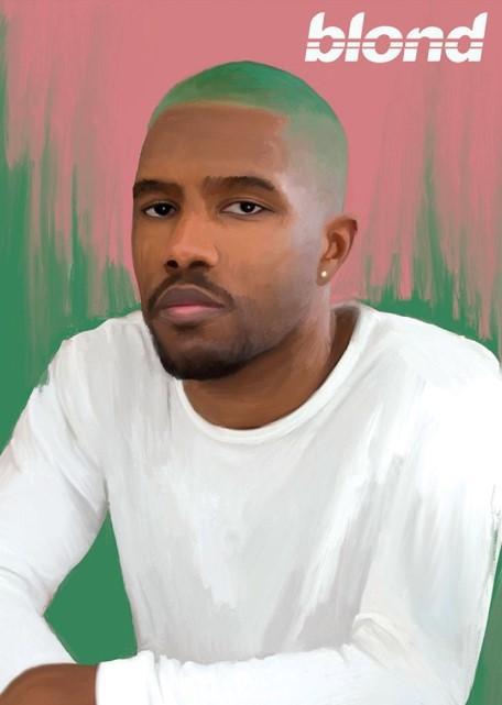 Posters - Poster Ocean, Frank - Blond, Verzamelen, Muziek, Artiesten en Beroemdheden, Zo goed als nieuw, Verzenden