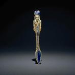 Replica van het oude Egypte Cosmetische lepel met staande