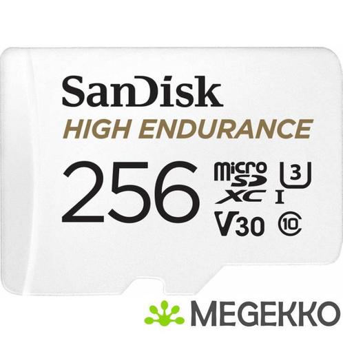 SanDisk High Endurance 256GB MicroSDXC Geheugenkaart met SD, Computers en Software, RAM geheugen, Nieuw, Verzenden