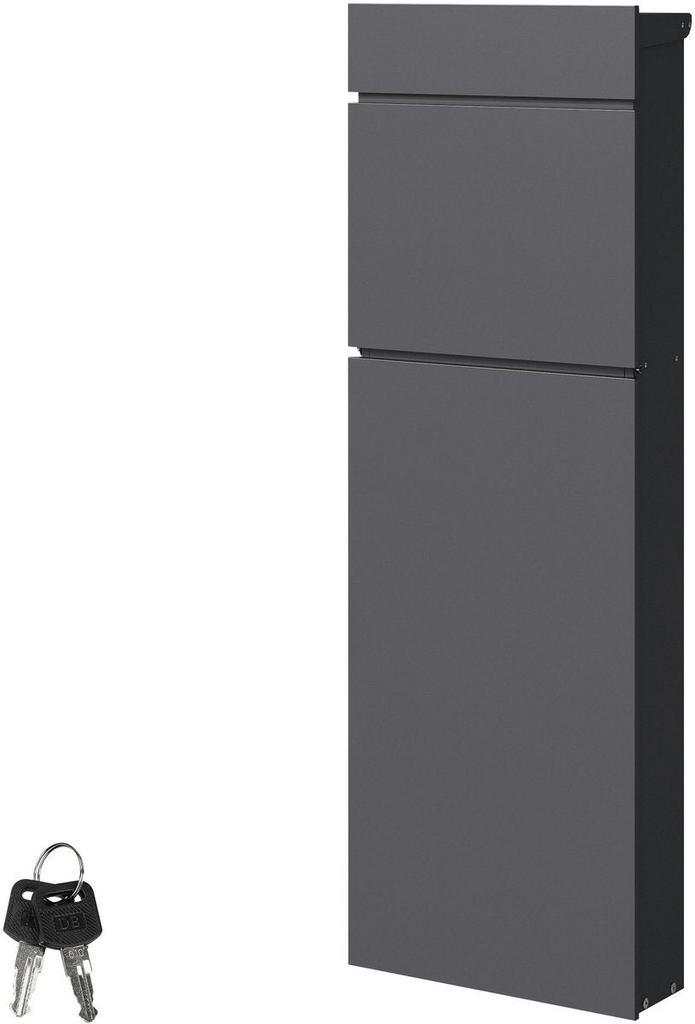 Brievenbus  - Wandbrievenbus - Vrijstaand - Antraciet - ML-D, Tuin en Terras, Brievenbussen, Zo goed als nieuw, Verzenden