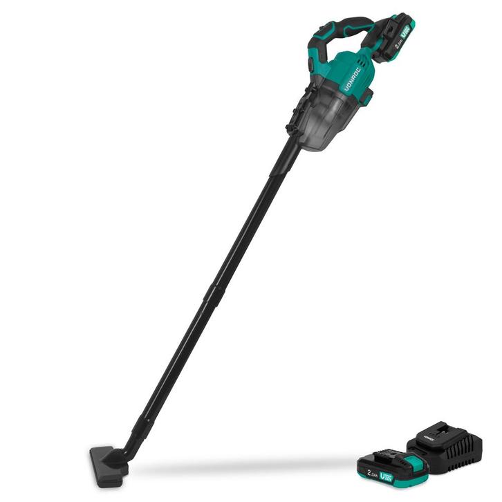 Krachtige accu steelstofzuiger 20V | Incl. 2x 2.0Ah Accu en, Witgoed en Apparatuur, Stofzuigers, Nieuw, Verzenden