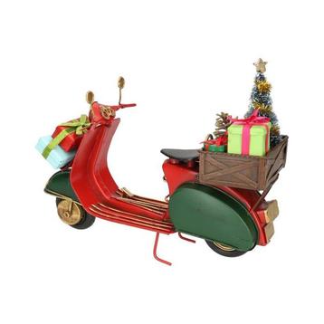 Beeldje - Kerstdecoratie - vespa - Metaal beschikbaar voor biedingen