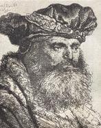 Rembrandt Harmensz. Van Rijn (1606-1669) - Uomo barbuto con
