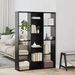 vidaXL Kamerscherm Zwart eiken 100 x 24 x 140 cm Bewerkt, Huis en Inrichting, Woonaccessoires | Kamerschermen, Verzenden, Nieuw