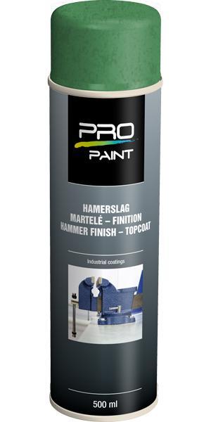 Pro paint hamerslag 500 ml, groen, Doe-het-zelf en Verbouw, Verf, Beits en Lak, Nieuw, Verzenden