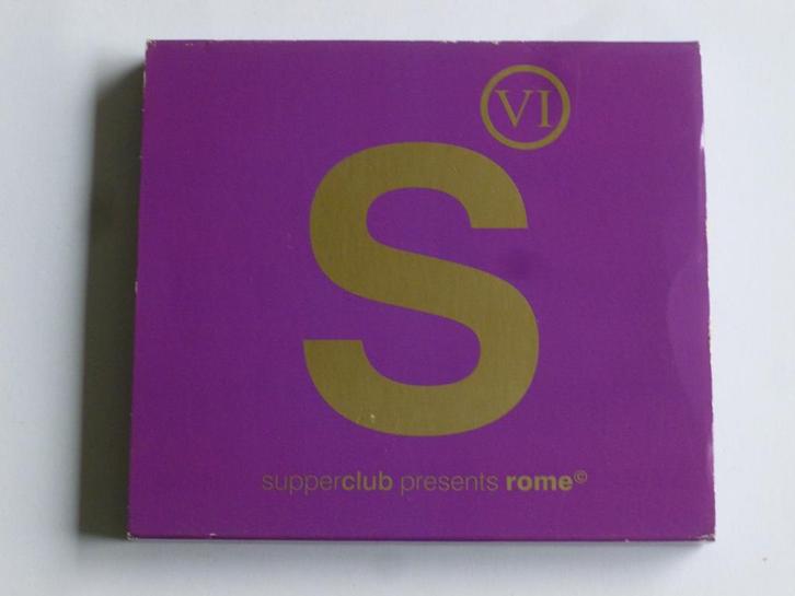 Supperclub presents Rome (2 CD), Cd's en Dvd's, Cd's | Dance en House, Zo goed als nieuw, Verzenden