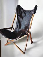 Viganò - Tripolina - Fauteuil - Hout, leer - 2 hoezen, Antiek en Kunst