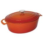 Ovale braadpannen | Oranje | 6 Liter, Verzenden
