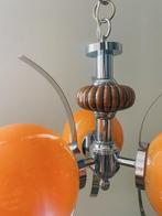 Plafondlamp - Glas, Keramiek, Metaal, Antiek en Kunst, Antiek | Lampen