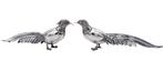 sculptuur, Faisanes - 22 cm - .925 zilver