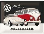 Meet the classics Volkswagen reclamebord, Verzenden, Nieuw