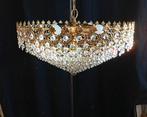 Kroonluchter - Kristal, Messing, Verguld - Zeer groot glans.