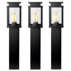 3x Jersey Tuinlamp Zwart 60cm met LED Tuinverlichting, Verzenden, Nieuw